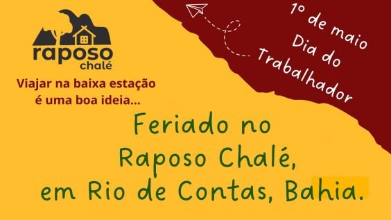Pacote 1º de maio. Dia do Trabalhador em Rio de Contas, Bahia