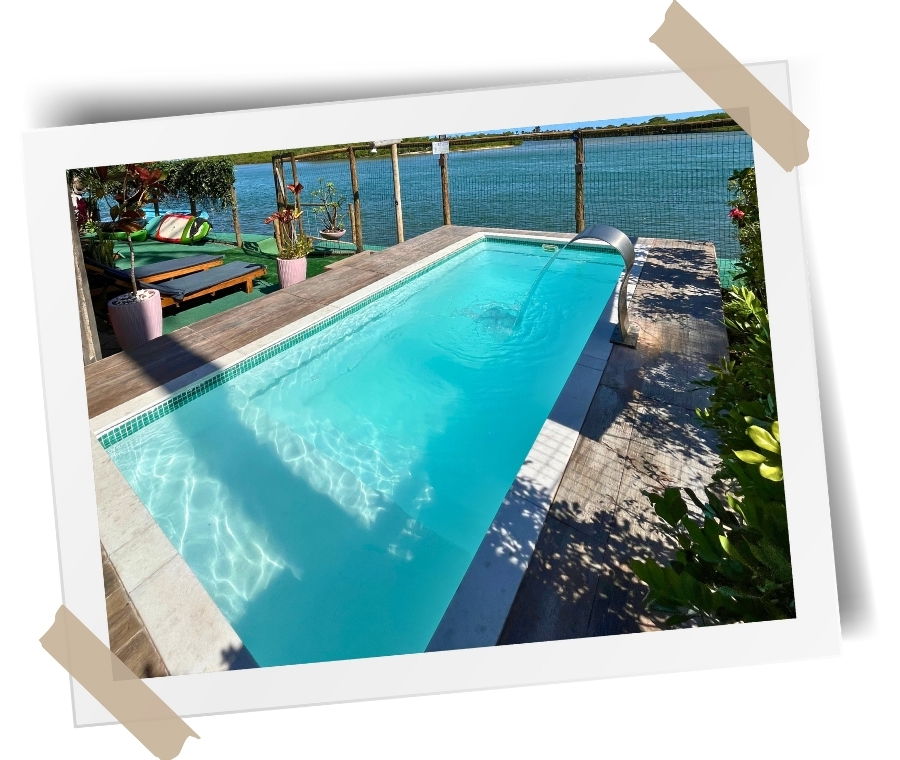 Foto da piscina da pousada Aquarela