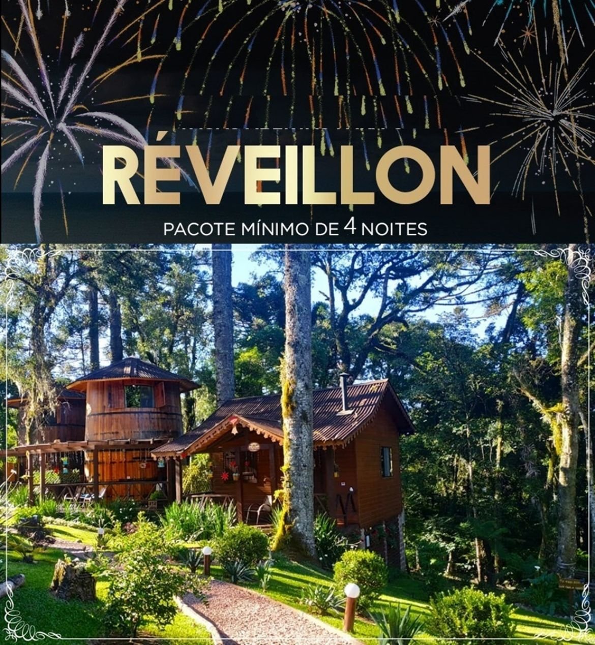 Pacote de Reveillon Virada do ano em Canela e Gramado Serra Gaúcha 2025
