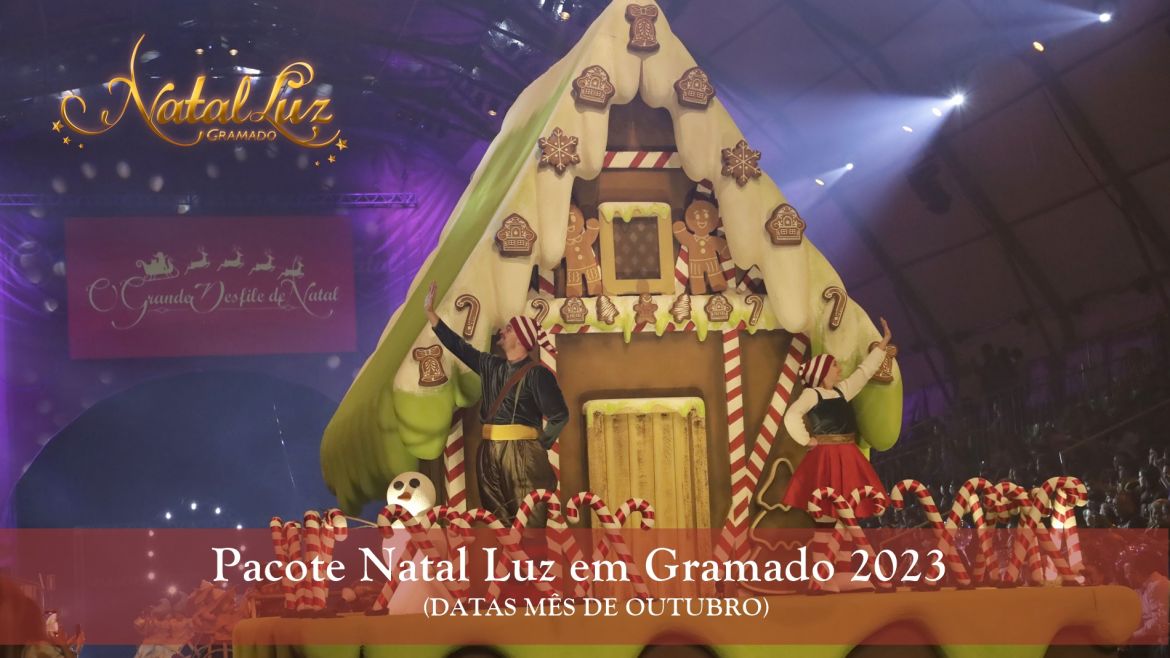 GRAMADO - NATAL LUZ - 1 dia (23/12) SÁBADO R$ 199,00 C/ ALMOÇO