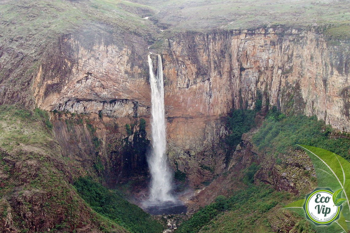 Cachoeira do Tabuleiro na Serra do Cipó