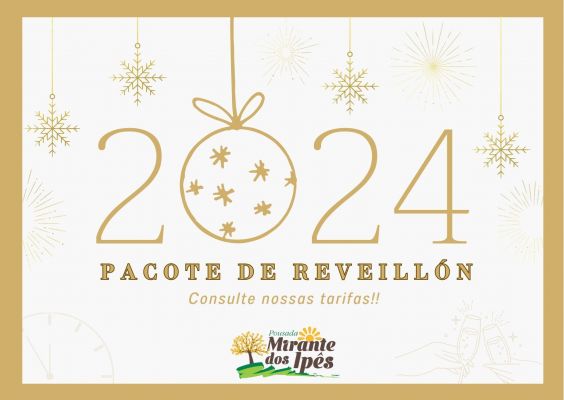 Pacote de Réveillon e Ano Novo 2024-2025 em Capitólio-MG: Ambiente Familiar com Ceia e Espumante